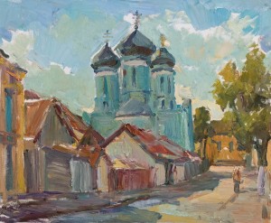 I. Vasylevskyi Sunday Morning', 2018, oil on canvas, 50x45