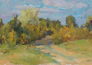 I. Vasylevskyi Forest Paths', 2018, oil on canvas, 40x60