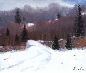 Зимова мелодія, 1975, 50x60