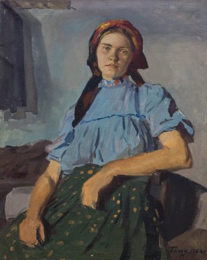 Дівчина з села Люта, 1954