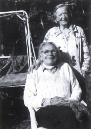 A. Marton with his wife, Százhalombatta, 2000