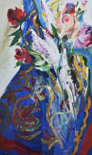 A Bouquet acrylic on canvas 200х120 