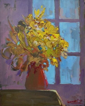 Bouquet, 2015, oil on canvas, 50x40