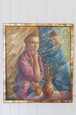 Y. Bodnar 'Daughter's Portrait'