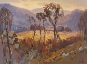 A Farm, 2016, oil on canvas