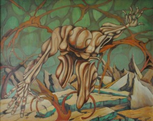 Stalker, 1995, oil on canvas, 80x100