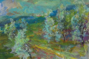 Landscape, oil on cardboard, 40x60