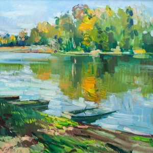 F. Erfan Boats On The Tisza River'