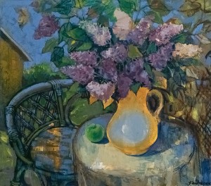 O. Kondratiuk Lilac', oil on canvas, 75x85