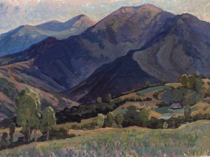 Mount Darvaika, 1959, oil on canvas, 69x90