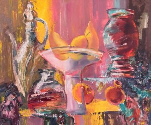 N. Herasymenko Still life with Pears', oil on canvas, 50x60