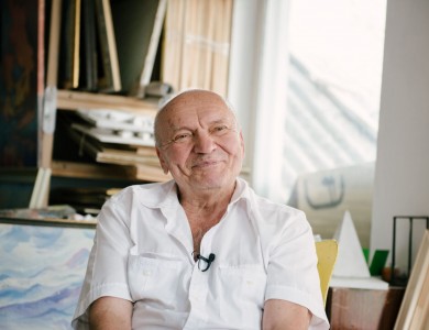 Master and his studio. Ivan Masniuk  