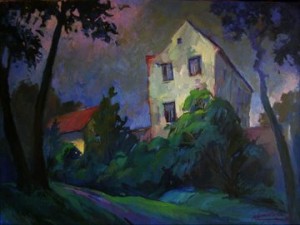 Evening in the Park, 2010, oil on canvas, 50x70