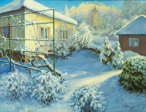 Winter Mood, 2017, oil on canvas, 70x90