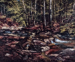 Mountain River, 1947, oil on canvas, 102x124
