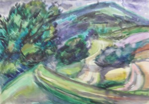 Before the Storm, 1983, watercolour on paper, 42x60