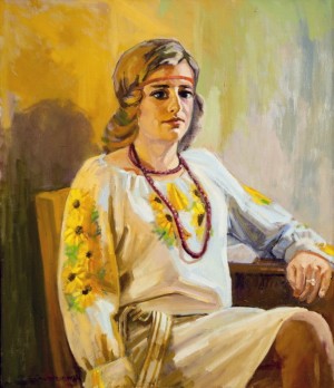 Hutsul Girl, 2013, oil on canvas, 80х70