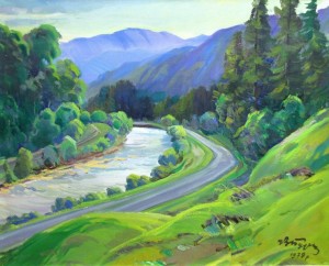 Landscape, 1979, oil on canvas, 65x80