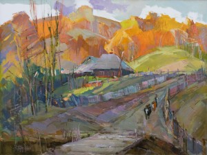 V. Dub ’Way Home’, 2016, oil on canvas, 60x80 