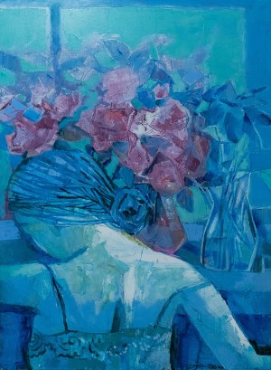 O. Kondratiuk Fragrant Evening', oil on canvas, 70x60