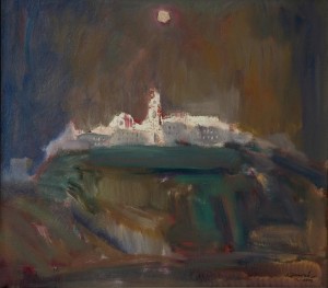 Moon Night, 2002, oil on canvas, 55x62