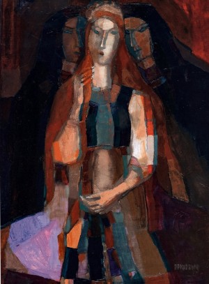 Intrigue, 2004, oil on canvas, 65x47