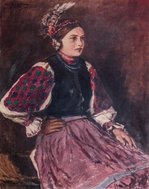 Дівчина з Колочави, 1934, п.о., 90х70