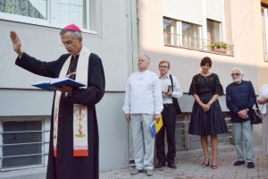 It was opened the memorial plaque to Zoltan Mychka in Mukachevo