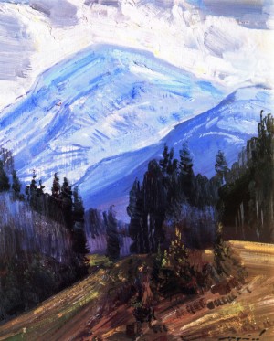 Гора Петрос, 1978, кар.о., 36х30