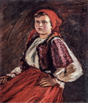 Girl, 1960, oil on canvas, 68x58