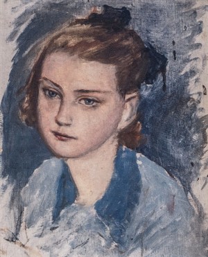 Eleanor, 1941, oil on plywood, 34х27,5