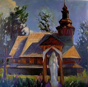 'Wooden Church In Pylypets Village', 2009