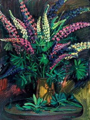 Квіти, 1992, к.о., 76х56