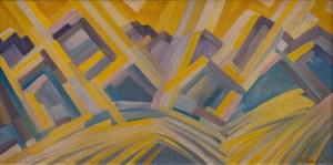 ’Sunny Carpathians’, 1989, oil on canvas 