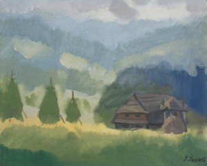 Green Sketch, 1985, oil on canvas
