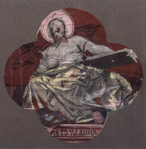 St. John The Evangelist, 1930s, ink on paper, 35x35