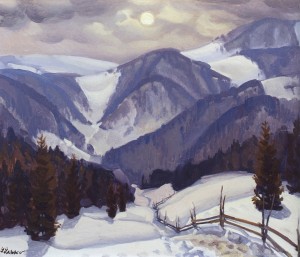 Winter, 1982, oil on canvas, 60x70