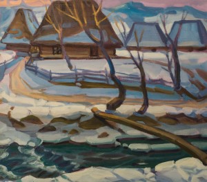 Winter, 2016, oil on canvas, 80,5х90
