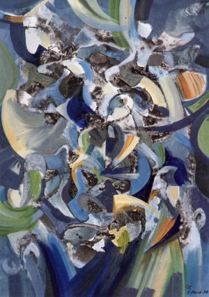 Song Of Birds, 1999, acrylic on canvas, 70x50