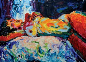 ’Nude’, 2008, oil on canvas, 85x117 