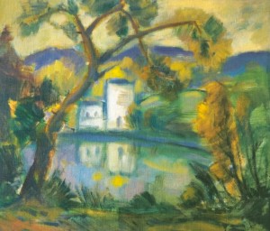 Landscape With Water, 2005, oil on canvas, 60x70