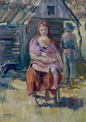 Мати з дитиною, 1947