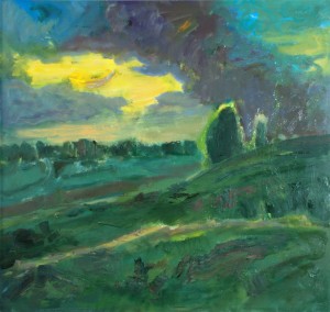 After The Rain. Evening, 2012, oil on canvas, 80x100