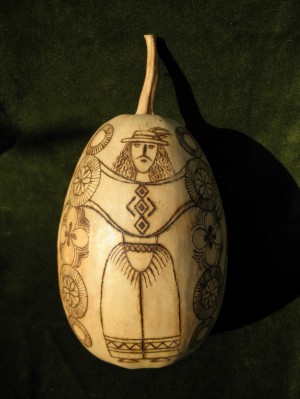 Decorative Melon, 1987, carving