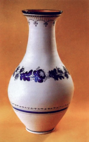 A Big Vase, clay, glaze, painting