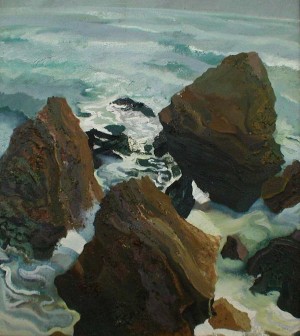 'Three Stones', 1997, oil on canvas, 75x80.jpg
