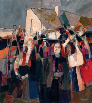 Under The Vineyard, 2007, oil on canvas, 90x80