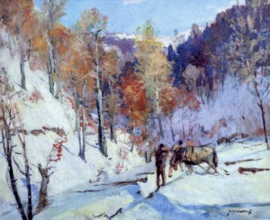Removal of the Forest, 1950, oil on canvas, 80x98