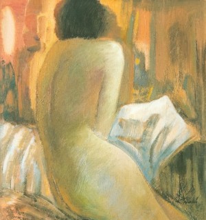 Awakening, 2003, oil on canvas,48x54