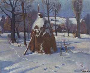 Haycock, 1969, oil on canvas, 50x60